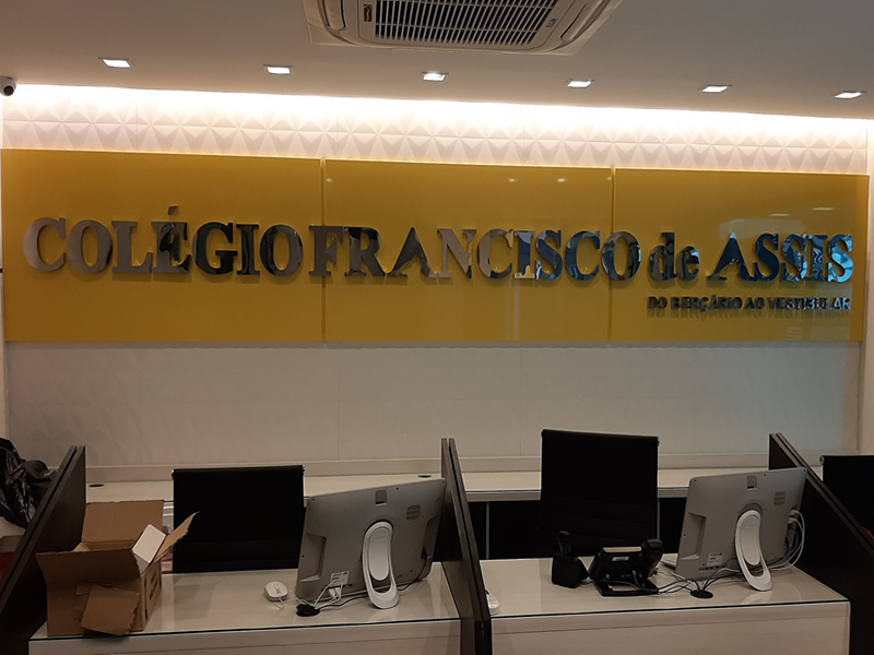 Letras em Aço Inox Polido - Fabriletras RJ