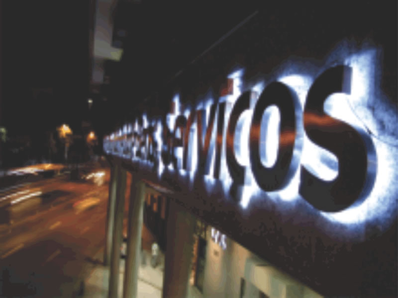 Letras em aço com LED - Zona Sul RJ